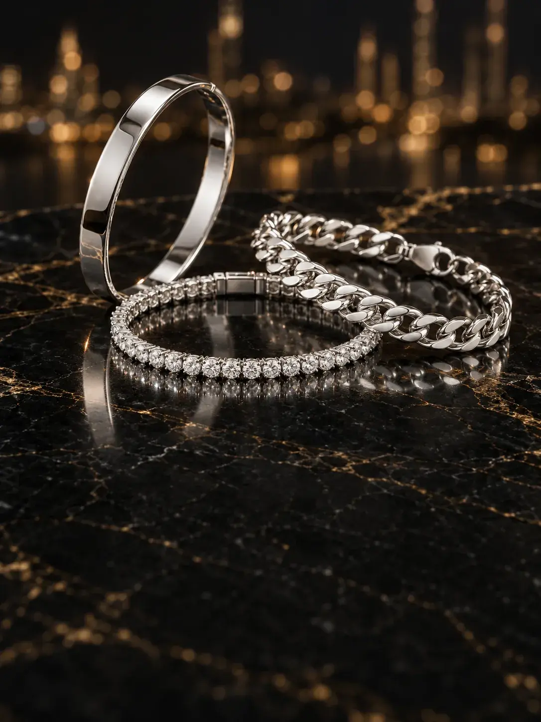 Silver na Bracelet